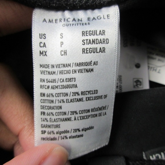 American Eagle Kick Bootcut Pants Next Level Stretch Women S Black Party 414 - Picture 9 of 15